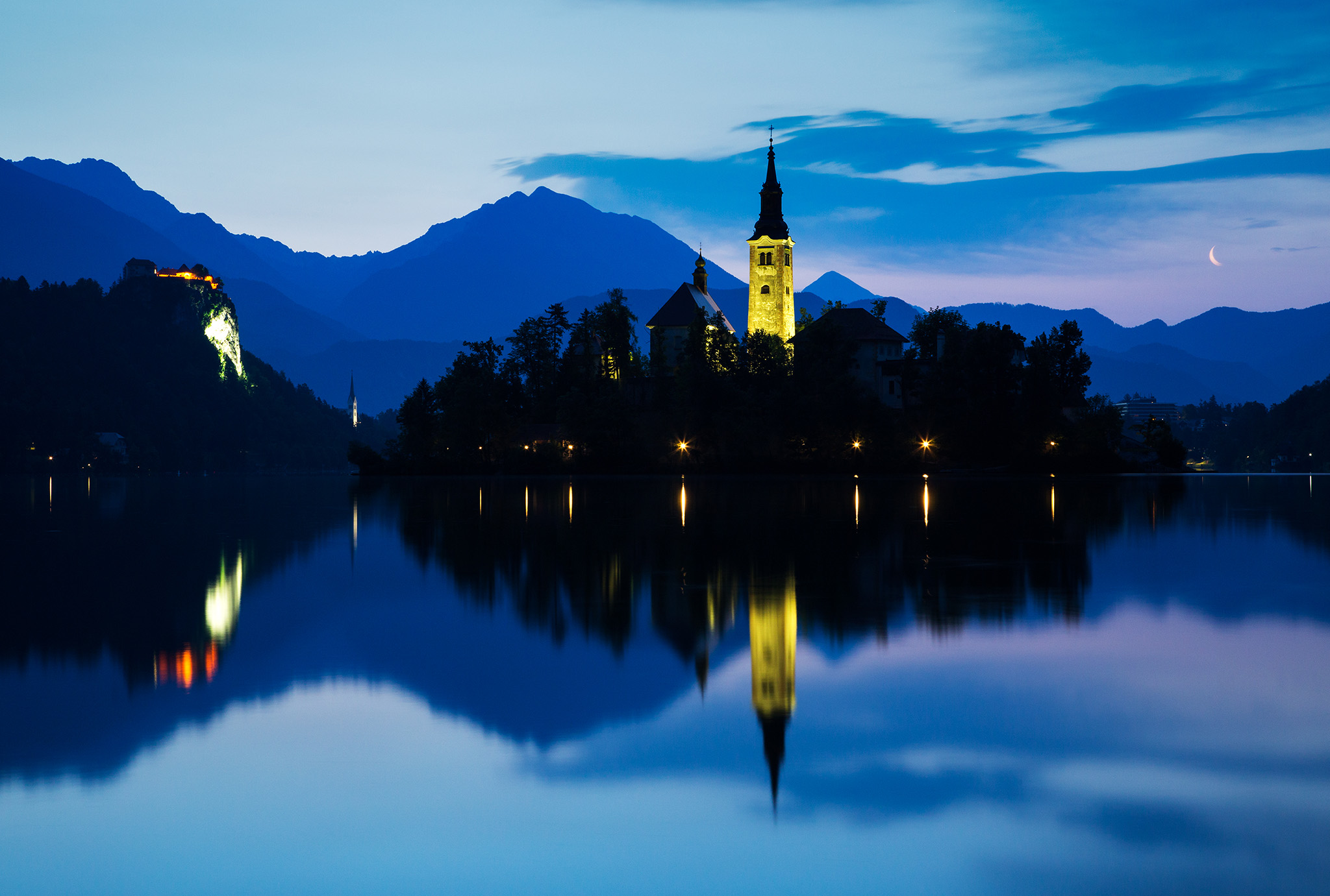 Lake Bled at dawn