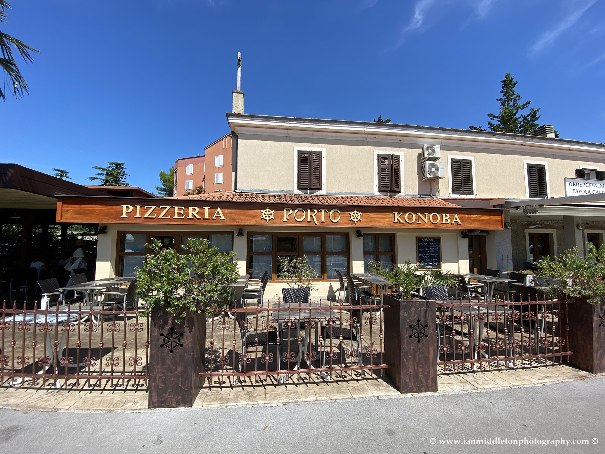 Pizzeria Porto Konoba in Obala, Portoroz, Slovenia.