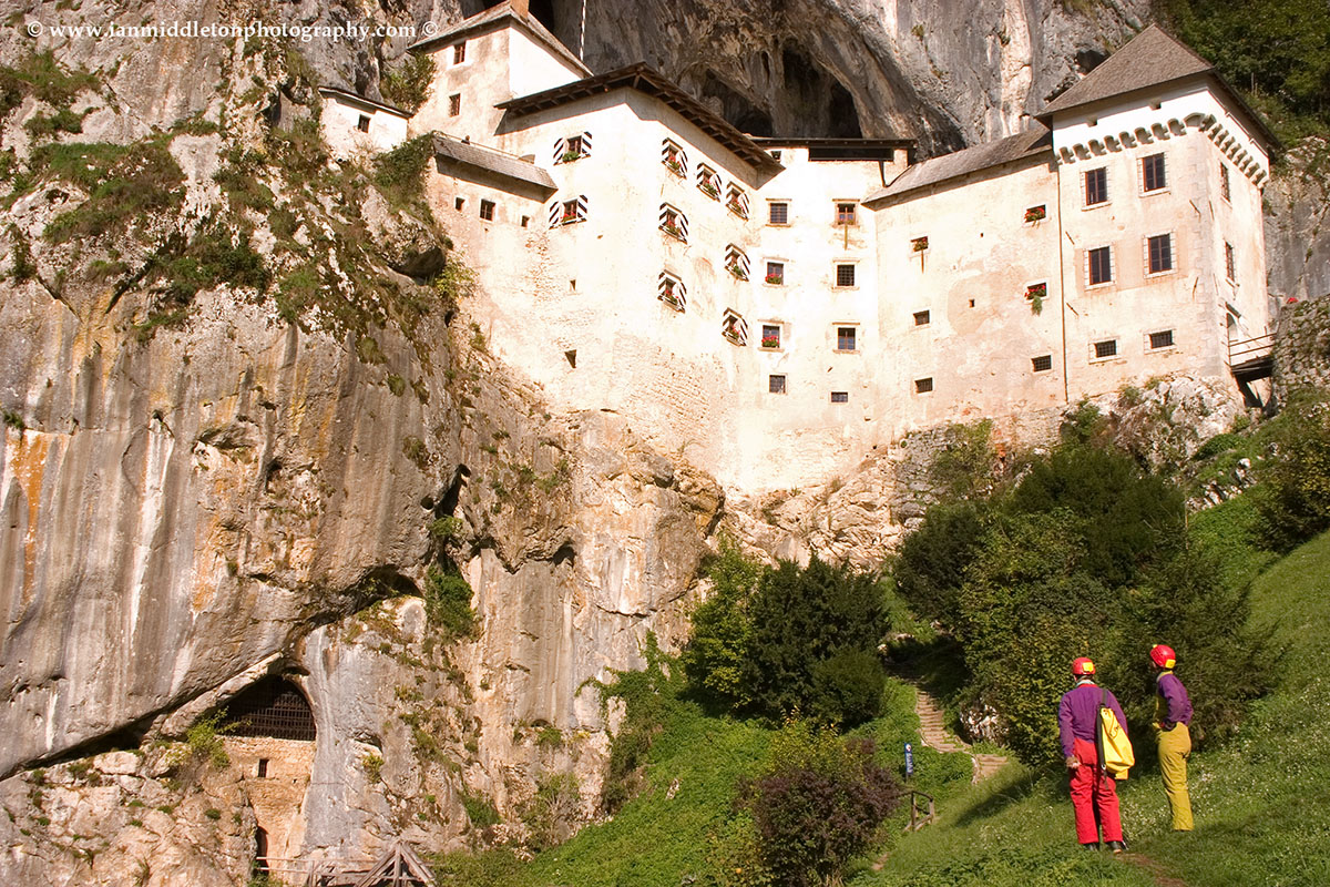 Cave under Predjama Castle