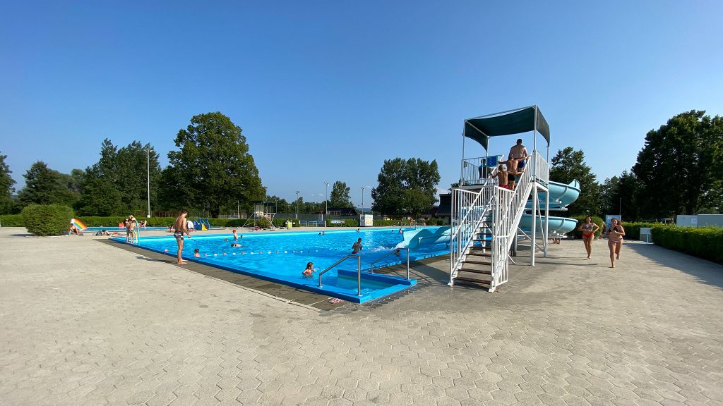 Domzale swimming pool, Slovenia.