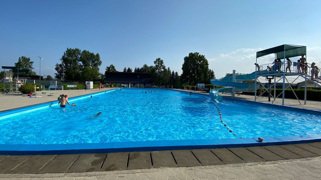 Domzale swimming pool, Slovenia.