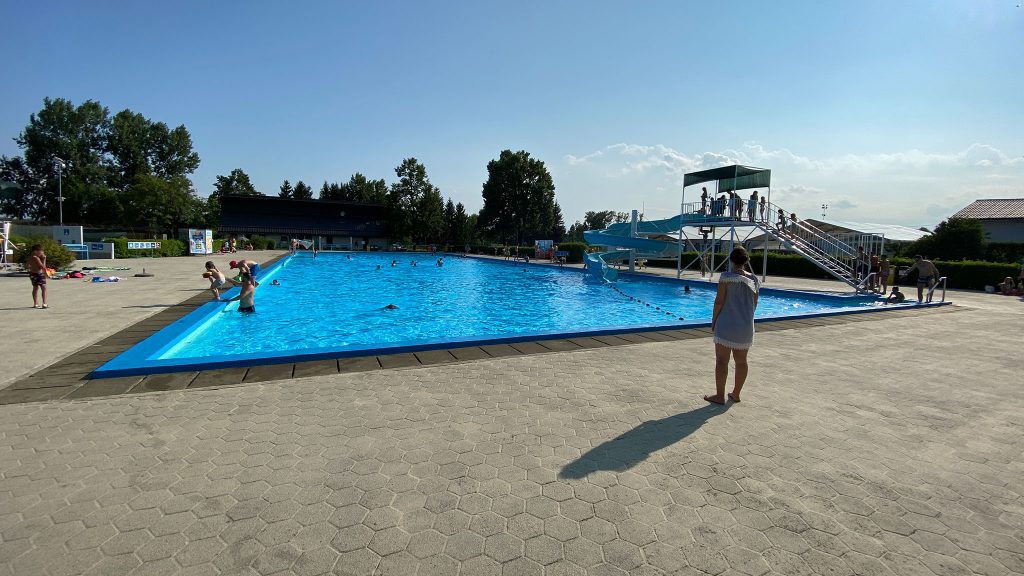 Domzale swimming pool, Slovenia.