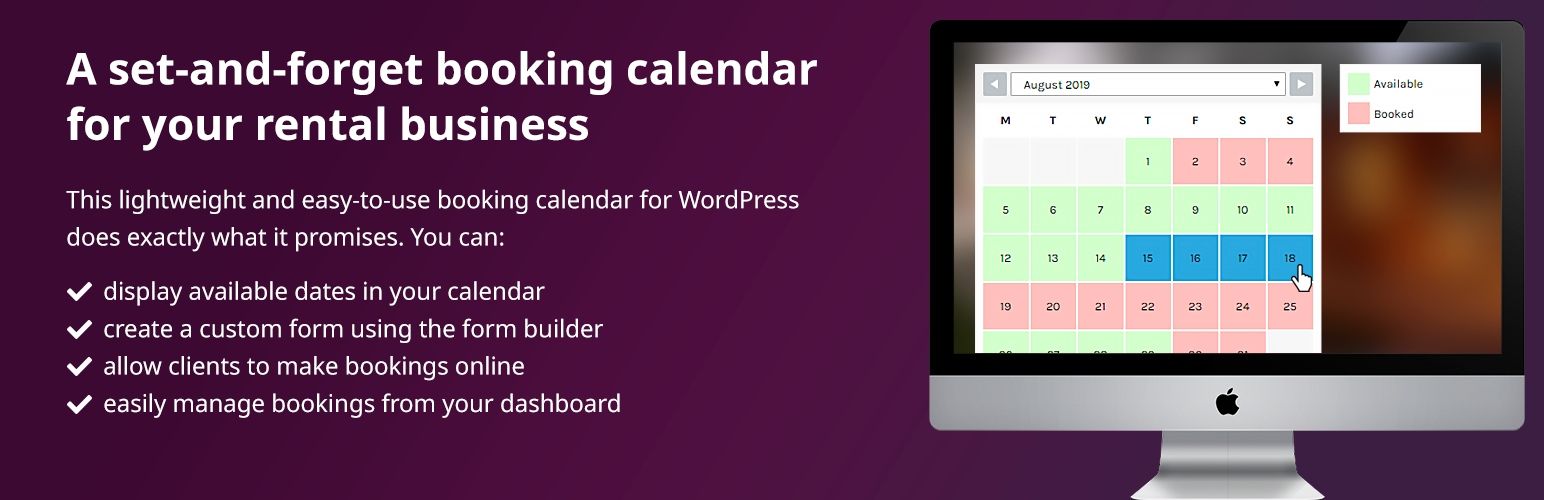 Booking System for WordPress