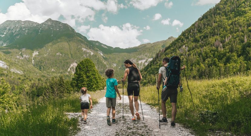 Hiking in Soča valley